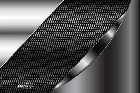 Gray metallic background Stock Illustration