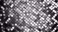 Gray metallic square blocks background animation throwing glares. Seamless loop. 4k or 4k+ Resolution