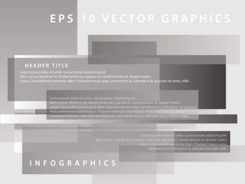 Gray Minimalistic Blocks Background Stock Illustration