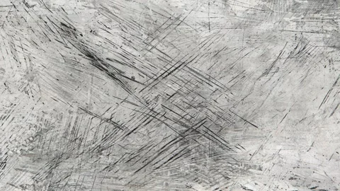Gray Monochrome Scratch Grunge Texture With Distressed Surface Stock Footage 327928321