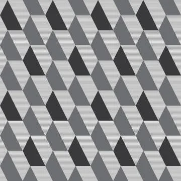 Gray monocromatic geometrical pattern Ilustração Stock