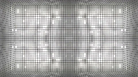 Gray Mosaic Room Background. Stock Footage 68738804