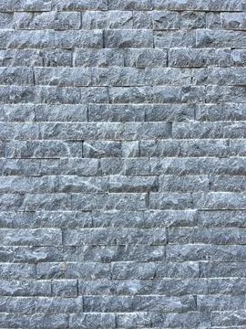 Gray Natural Stone Brick Wall Texture Background Stock-Fotos