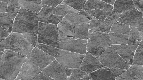 Gray Natural Stone Wall Texture Background with Rough Rock Surface Stock Footage 327858356