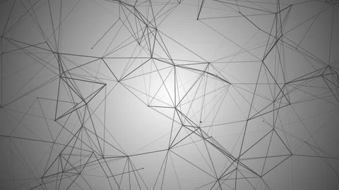 Gray network connection background Stock Footage 98995524
