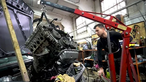 Gray old car for tuning Vidéo 220874711