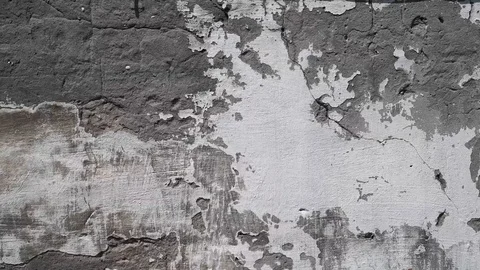 Gray old cracked wall for background. Grunge concrete cement wall Видео 128599060