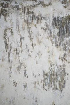 Gray old wall with layers of paint. Concrete texture. Oil paint on canvas Stock Photos