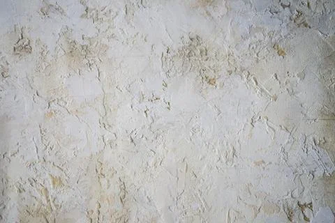 Gray old wall with layers of paint. Concrete texture. Oil paint on canvas Stock Photos