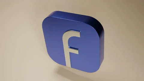 Gray-orange background. Design. Facebook and Instagram icons created in computer 스톡 동영상 221508714