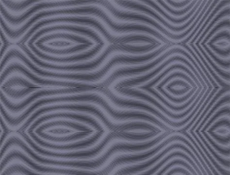 Gray ornamental geometric linear texture with symmetrical wave effect. Stock Illustration