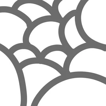 Gray Overlapping Arc Line Pattern Background Illustrazione stock