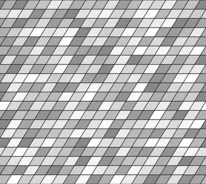 Gray parallelogram pattern. Seamless vector Stock Illustration