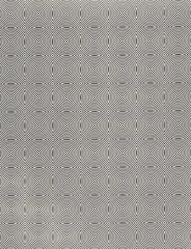 Gray pattern with optical illusion used as wallpaper or background Illustrazione stock