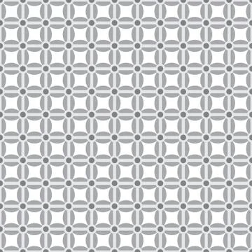 Gray pattern set with various shapes Stock Illustration