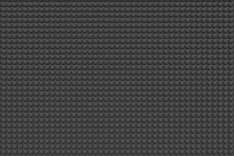 Gray pattern small balls 3d rendering Stock Illustration