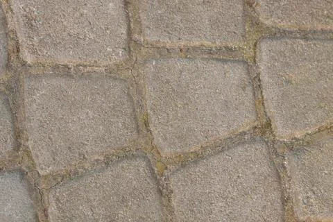 Gray Pavement - Rectangular and Small and Big Square. Seamless Tileable Textu Stock Photos