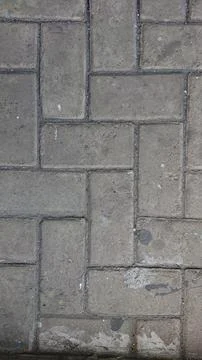 Gray Paving Block with Harsh Shadow Stock Photos