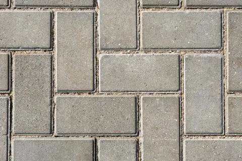 Gray paving tile for background or texture Stock Photos