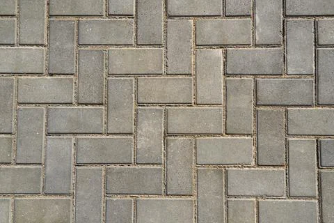 Gray paving tile for background or texture Stock Photos