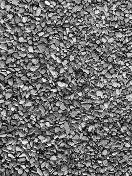 Gray pebbles texture surface with high detail close pattern Stock Photos