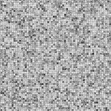 Gray pixelated grunge mosaic texture background pattern Stock Illustration