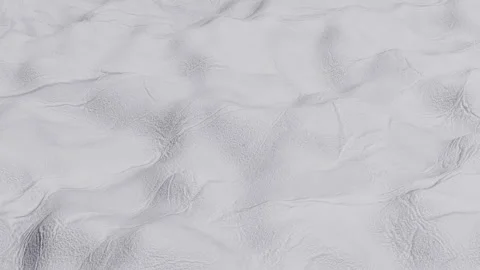 Gray plane with rough texture is deformed. 3d render looped animation Stock Footage 311764200