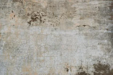 Gray plastered wall. Texture with plaster stains Stock Photos