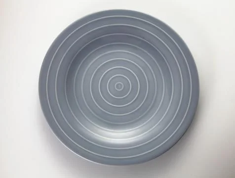 Gray plate 스톡 사진