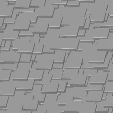 Gray Plates Seamless Pattern on Gray Stock-Illustration