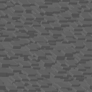 Gray Plates Seamless Pattern on Gray Stock Illustration
