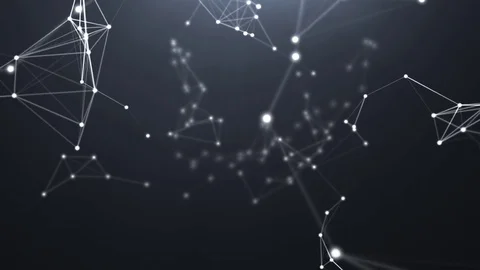 Gray plexus background Stock Footage 71001483