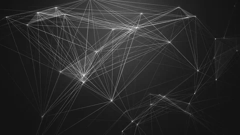 Gray Plexus Background Video stock 80093000