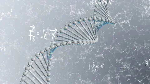 Gray Plexus DNA Formula Video stock 154505830