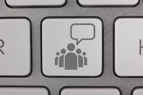 Gray Plural Communication Concept Stock Illustration