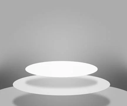 Gray podium stage background Stock Illustration