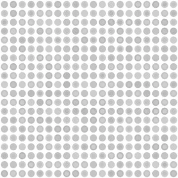Gray polka dot pattern with rings. Seamless vector background イラスト素材