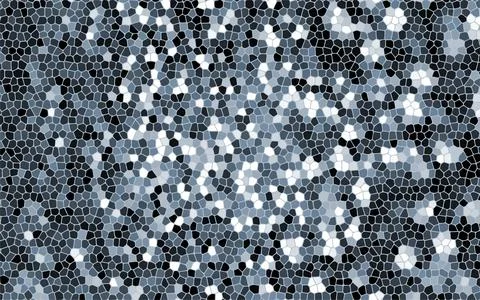 Gray polygonal mosaic background, geometric vector background for banner Stock Illustration