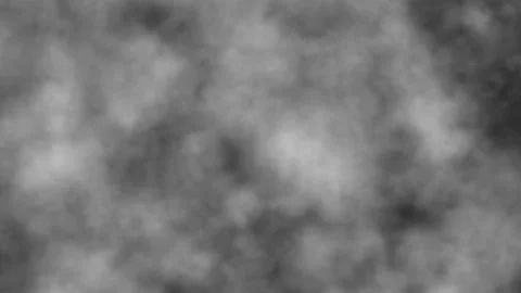 Gray puffs of smoke on a dark background create an alarming state. Stock Footage 126026074