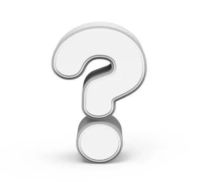 Gray question mark Illustrazione stock