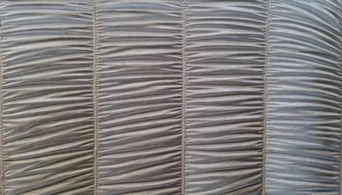 Gray Quilted Fabric Texture Pattern Background Foto stock