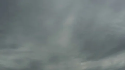 Gray Rain Clouds are Moving in the Sky. TimeLapse Stock Footage 82987324