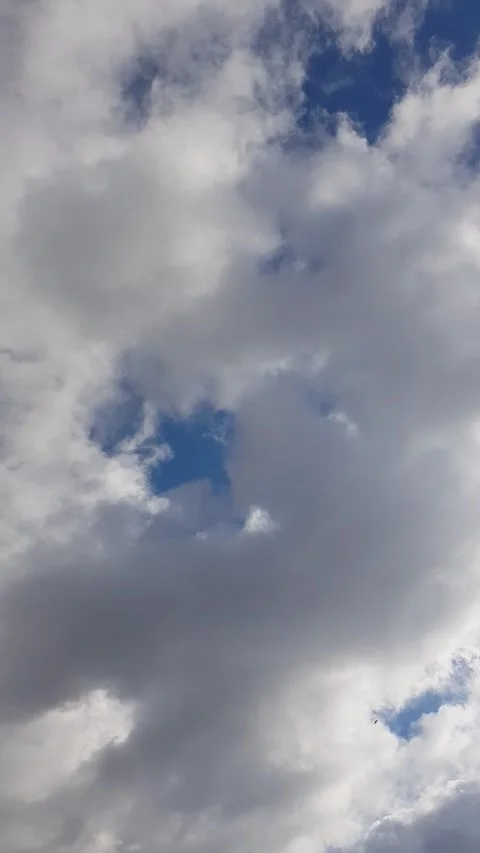 Gray rain clouds are moving Video stock 264490638