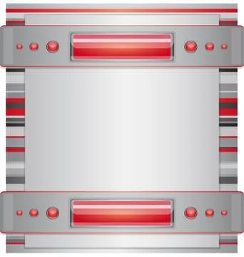 Gray - red background with layout. Stock Illustration