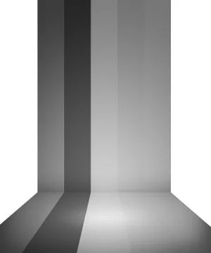Gray retro stripes stage backdrop Stock Illustration