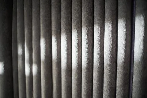 Gray ribbed industrial texture background Stock Photos