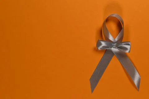 Gray ribbon Stock Photos