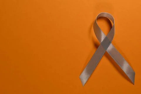 Gray ribbon Stock Photos