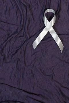 Gray ribbon Stock Photos