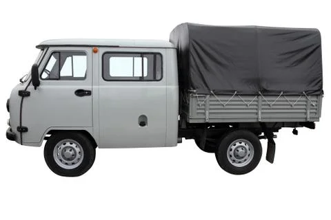 Gray off-road car. Stock Photos